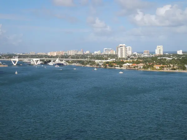 Vy över fort lauderdale — Stockfoto