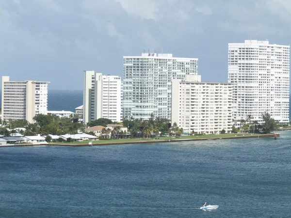 Vy över fort lauderdale — Stockfoto