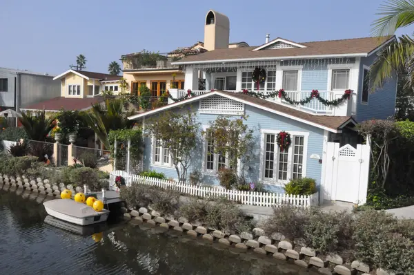 Venice Canals in Los Angeles — Stock Photo, Image