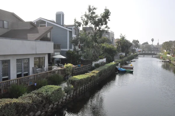 Venice Canals in Los Angeles — Stock Photo, Image