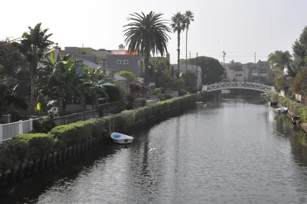 Venice Canals in Los Angeles — Stock Photo, Image