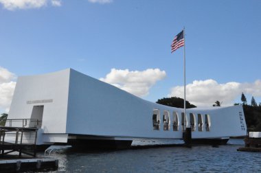 USS Arizona Memorial at Pearl Harbor clipart