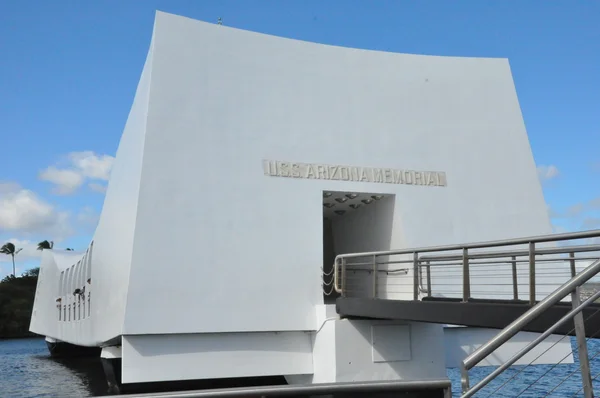 Uss arizona Mahnmal am Perlenhafen — Stockfoto