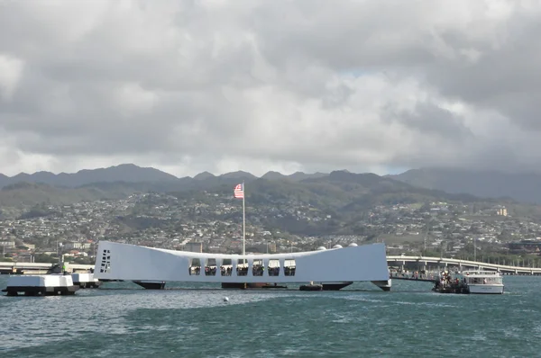 Uss arizona Mahnmal am Perlenhafen — Stockfoto