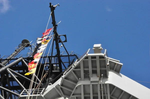 USS Missouri Battleship в Перл-Харборе — стоковое фото