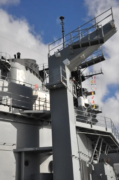 US-Schlachtschiff im Perlenhafen — Stockfoto