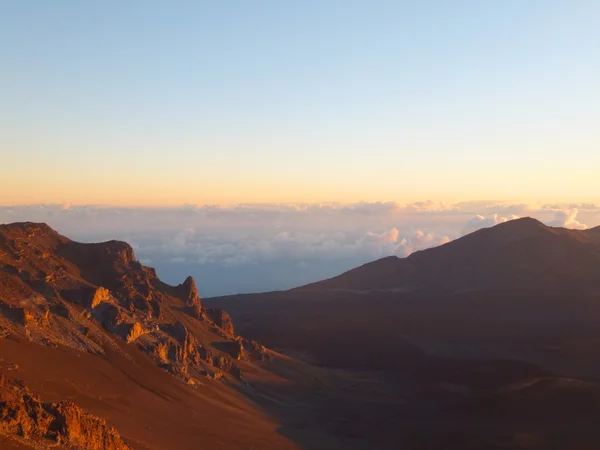 Visa från haleakala crater i maui, hawaii — Stockfoto