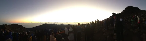 Vista desde el cráter Haleakala en Maui, Hawai — Foto de Stock