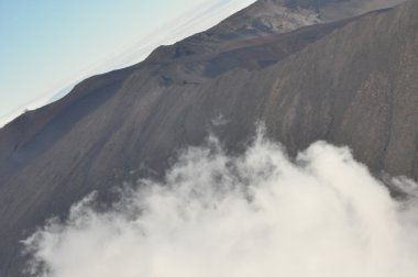 Maui haleakala volkanik krater görünümünü
