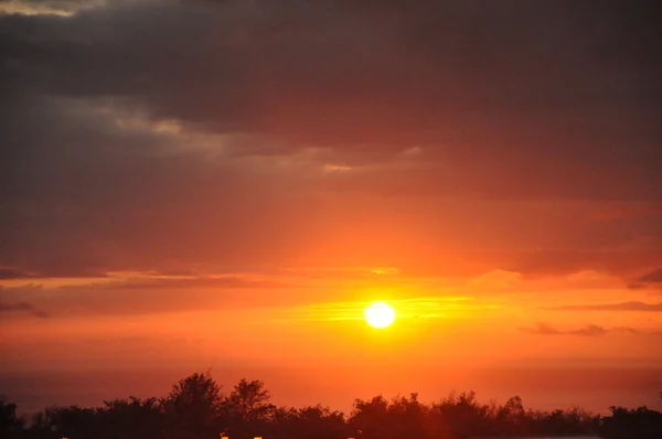 Sonnenuntergang in Hawaii — Stockfoto