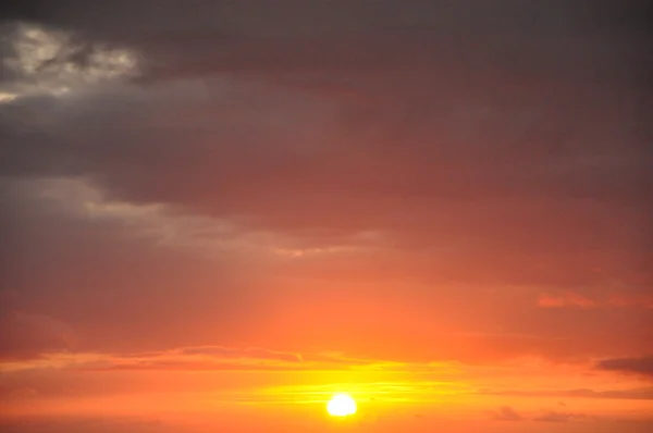 Puesta de sol en Hawaii — Foto de Stock