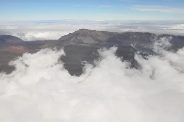 マウイ島ハレアカラ火山のクレーターのビュー — ストック写真