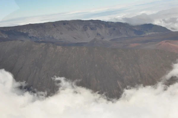 マウイ島ハレアカラ火山のクレーターのビュー — ストック写真