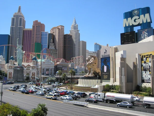 Uitzicht over de strip in Las Vegas — Stockfoto