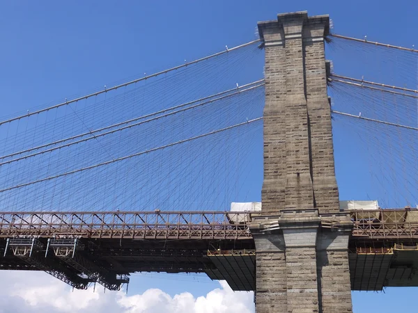 Brooklyn Bridge em Nova York — Fotografia de Stock