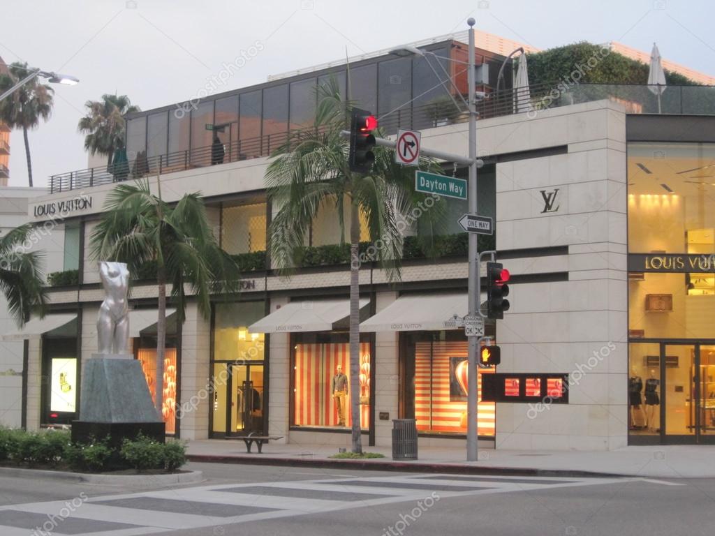 Louis Vuitton store at Rodeo Drive in Beverly Hills – Stock