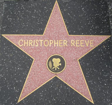 Christopher Reeve'nın yıldızı, Hollywood şöhret yürümek