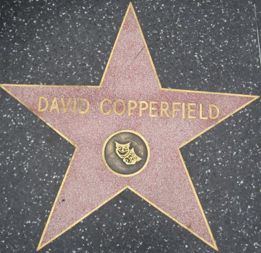 David Copperfield'ın yıldızı, Hollywood şöhret yürümek