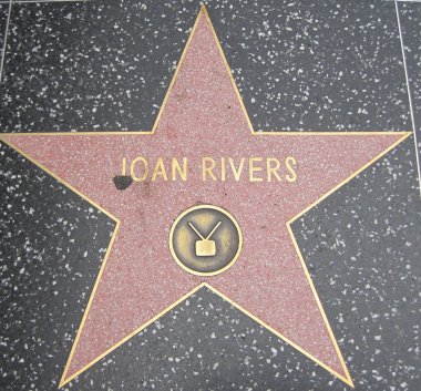 Joan Rivers'Star Hollywood Walk of Fame adlı