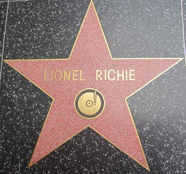 Lionel Richie'nin Star, Hollywood şöhret yürümek