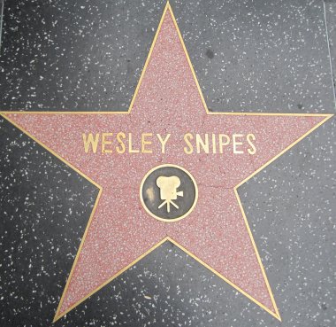Wesley Snipes'Star Hollywood Walk of Fame adlı