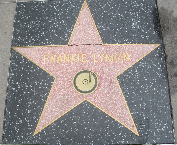 La stella di Frankie Lymon alla Hollywood Walk of Fame — Foto Stock