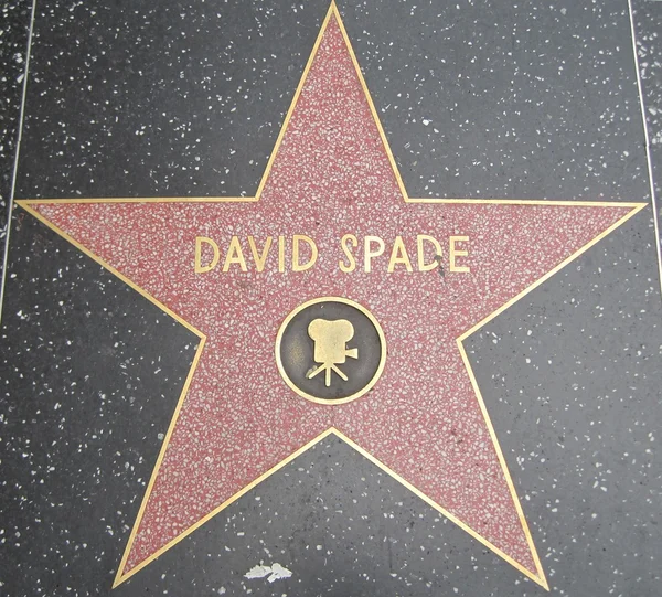 David Spade's Star at the Hollywood Walk of Fame — Stock Photo, Image