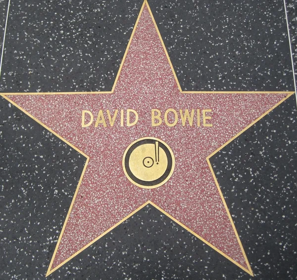 Estrela de David Bowie na Calçada da Fama de Hollywood Fotos De Bancos De Imagens Sem Royalties