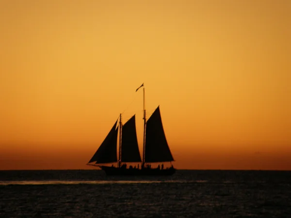 Pôr do sol de Key West na Flórida — Fotografia de Stock
