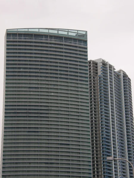 Arranha-céus em Miami, Flórida — Fotografia de Stock