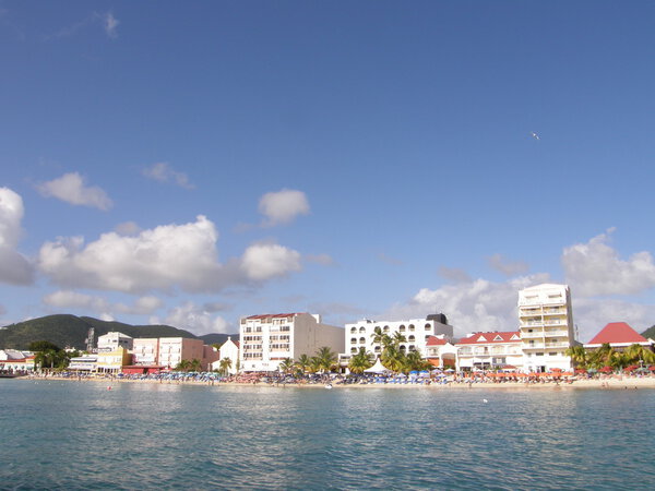 St Maarten in the Caribbean