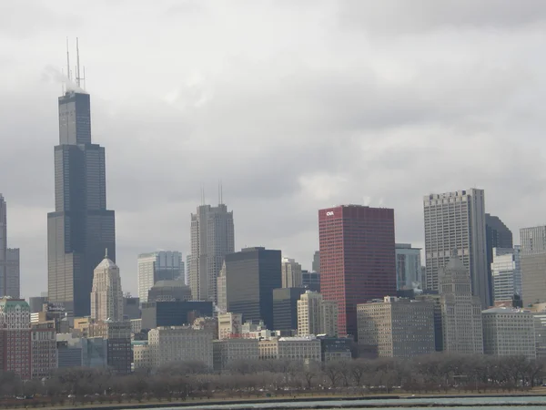 Panoramę Chicago — Zdjęcie stockowe