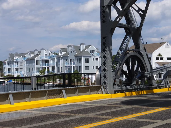 Mystic river Baskül köprü Connecticut