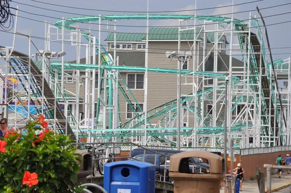 Ocean city boardwalk w new jersey — Zdjęcie stockowe