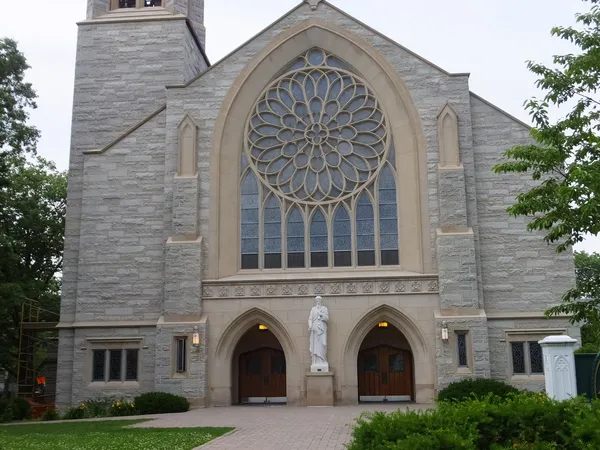 St. Paul's Catholic Church in Princeton — Stock Photo, Image