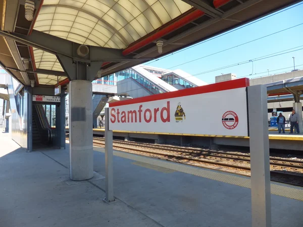 Stamford Metro-North Railroad station — Stock Photo, Image