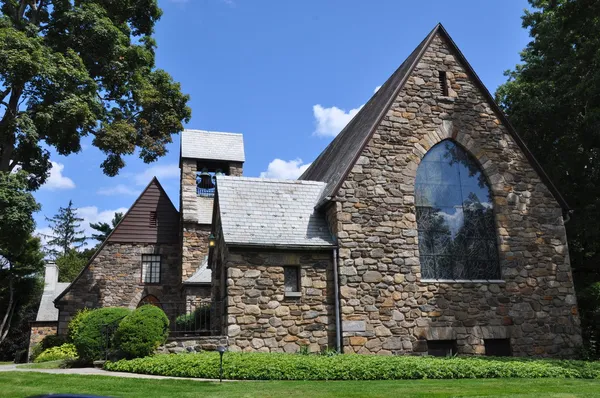 Union Church of Pocantico Hills in New York State Stock Picture