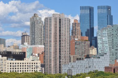 New York şehrinin silüeti