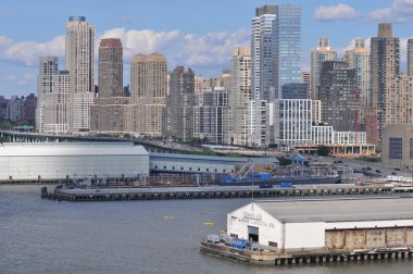 New York şehrinin silüeti