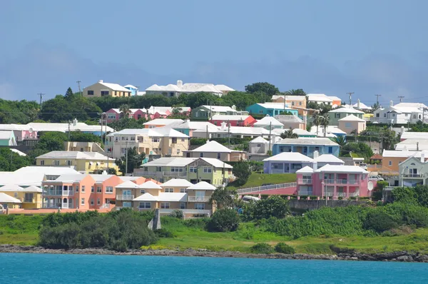 Kleurrijke huizen in bermuda — Stockfoto