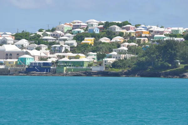 Färgglada hus i bermuda — Stockfoto