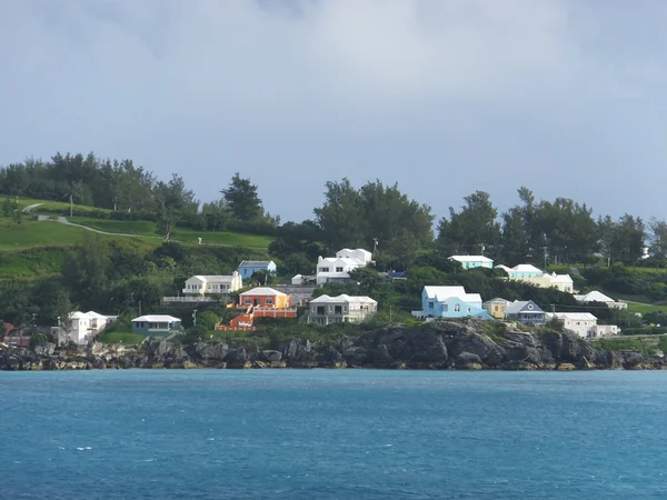 Colorful Houses in Bermuda — Stock Photo, Image