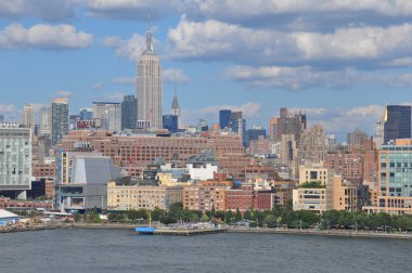 empire state binası ile Manhattan skyline