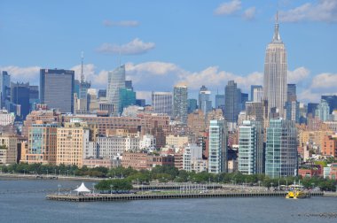 empire state binası ile Manhattan skyline