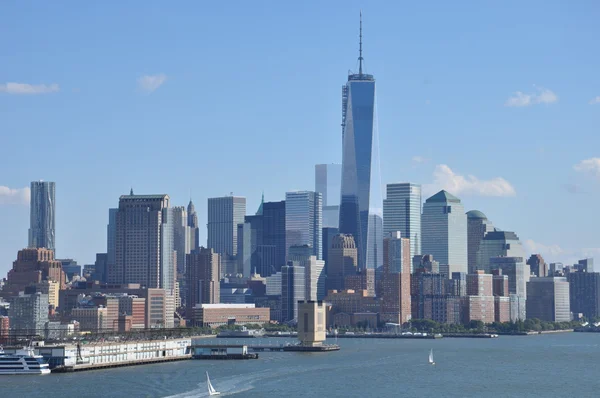 Lagere skyline van manhattan — Stockfoto