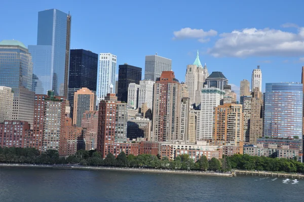 Lägre manhattan skyline — Stockfoto