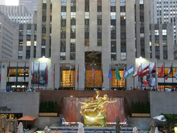 Rockefeller center v new Yorku — Stock fotografie