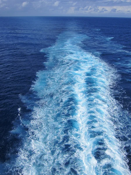 Blick auf den Atlantik von einem Kreuzfahrtschiff — Stockfoto