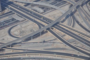 Şehir hava görünümünü dubai