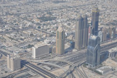 Şehir hava görünümünü dubai